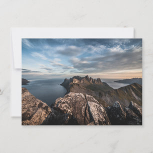 Côte de Norvège Carte photo paysager