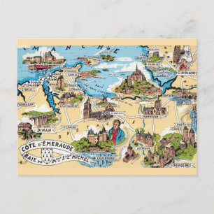 Cote d'Emeraude Frankrijk Briefkaart