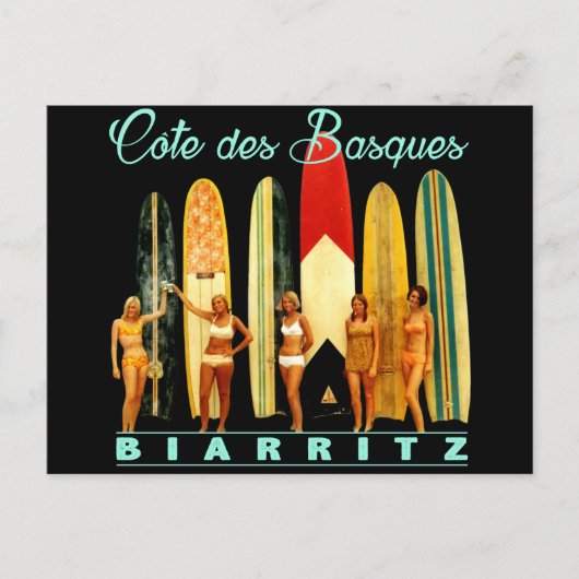 Côte des Basques Biarritz Briefkaart (Voorkant)