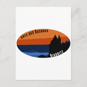 Côte des Basques Biarritz Briefkaart