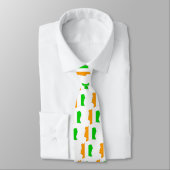 Cote Divoire Flag Map op volledige grootte Stropdas (Gebonden)