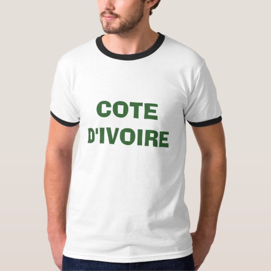 COTE D'IVOIRE T-SHIRT (Voorkant)