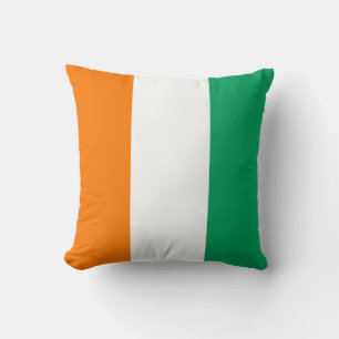 Cote D'Ivoire Vlag x Vlag Kussen