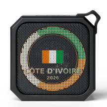 Cote d'Ivoire Voetbal Fan Vlag Cirkelvormige Badge