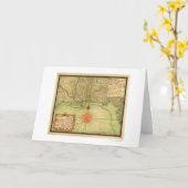 Côte du Golfe de la carte 1747 des Etats-Unis (Fleur jaune)