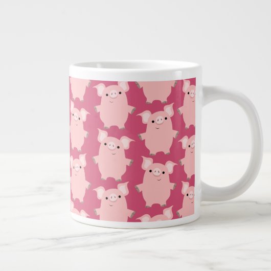 Cote Inquisiteur Porcs de Caricature Jumbo Mug (Droite)