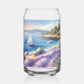 Côte méditerranéenne de la Lavande avec voiliers (Recto)