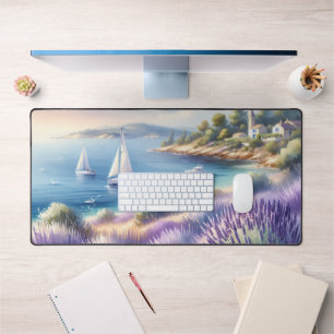 Côte méditerranéenne de la Lavande avec voiliers