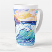 Côte Na Pali de Kauai Mug Tropical Sunset (Angle droit)