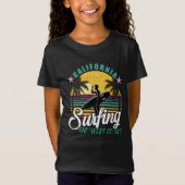 Côte Ouest - California Surfing T-Shirt (Devant)