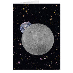 Côté sombre ou lointain de la lune Ciel étoilé