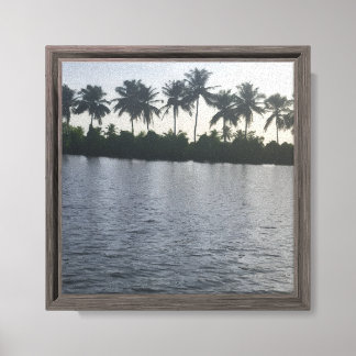 Côte sur une impression sur toile