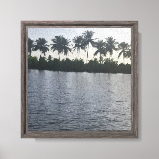 Côte sur une impression sur toile (Recto)