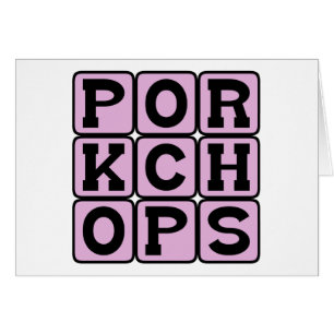côtelettes de porc, viande de porc