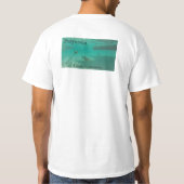 Côtés noirs du T-shirt deux de requin de récif de (Dos)