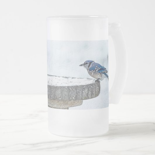 Côtés opposés - Mug peint givré (Devant droit)