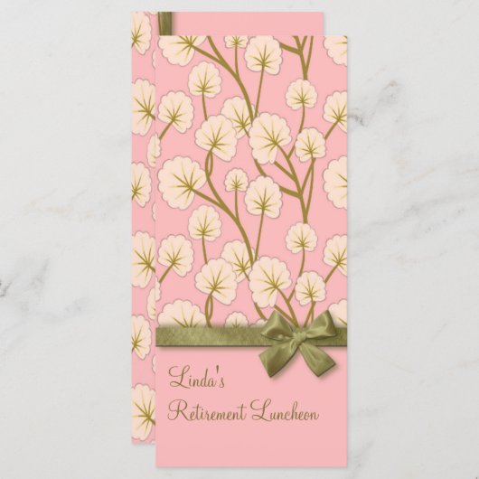 Coton Candy Bouquet Programme de la retraite (Devant / Derrière)