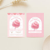 Coton Candy Sweet Celebration Pink Invitation