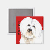 Coton Color Block Magneet (Voorkant / Achterkant)