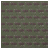 Coton de tissu de faune de tissu d'art d'orignaux (Échantillon)