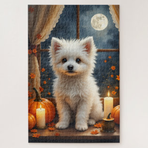 Coton de Tulear Cozy Gotische Halloween Kunst Legpuzzel