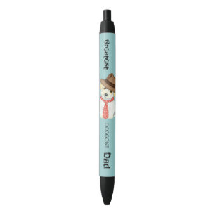 Coton de Tulear Dad Zwarte Inkt Pen