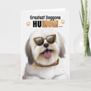 Coton de Tulear Dog Greatest HuMOM Moederdag Feestdagen Kaart