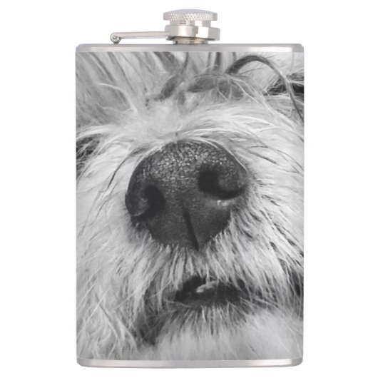 Coton de Tulear dog Heupfles (Voorkant)