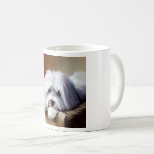 Coton de Tulear Dog Koffiemok (Voorkant rechts)