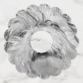 Coton de Tulear dog Wijnglaslabel (Achterkant)