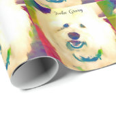 Coton de Tulear Feelin' Groovy Cadeaupapier (Rol Hoek)