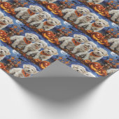 Coton De Tulear Halloween Spooky Cadeaupapier (Hoek)