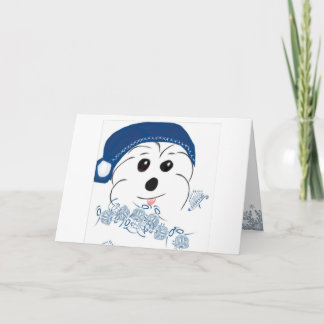 Coton de Tulear Happy Hanukkah Feestdagen Kaart