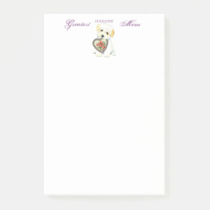 Coton de Tulear Heart Mam Post-it® Notes