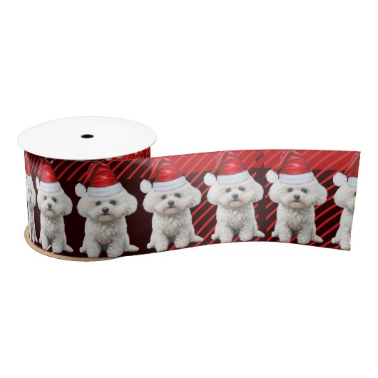 Coton de Tulear Hond Vakantie Plaid Grappige Kerst Lint (Spoel)