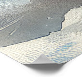 Coton De Tulear in Sledge Laat het Sneeuw Kerstmis Poster (Hoek)