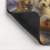 Coton de Tulear Kerstvakantie Muismat (Hoek)