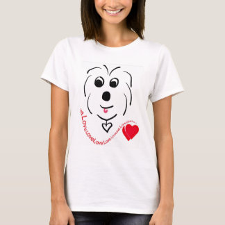 Coton de Tulear Love T-shirt