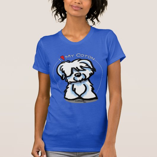 Coton de Tulear Lover T-shirt (Voorkant)