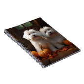 Coton De Tulear Puppy Herfst Delight Pompoen Notitieboek (Rechterzijde)