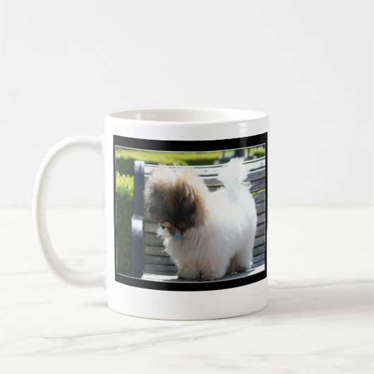 Coton de Tulear Puppy mok (Links)