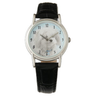 Coton de Tulear Schilderij - Mooie Originele Honde Horloge