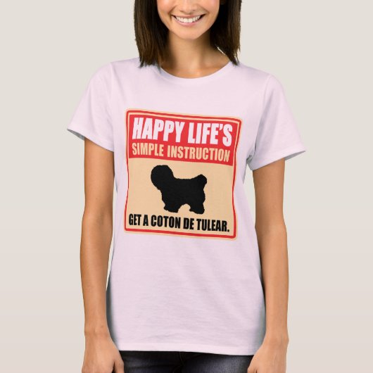 Coton de Tulear T-shirt (Voorkant)