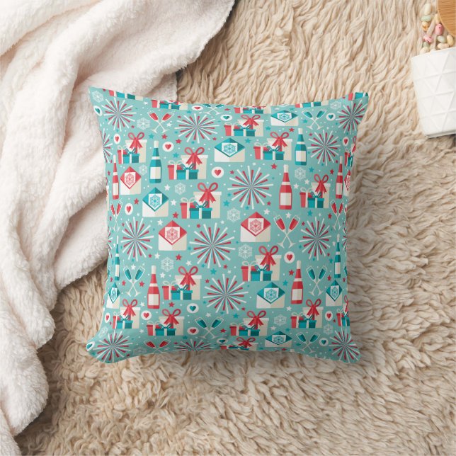 Coton de vacances rétro, Coussin décoratif 40 cm x (Couverture)