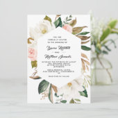 Coton et Faire-part de mariage Magnolia (Debout devant)