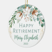 Coton Eucalyptus Nom de la retraite Ornement (Gauche)