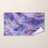 Coton Filé Éthéré Marbré Aquarelle Fantastique (Serviette à main)