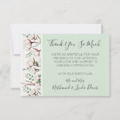 Coton rustique Sud et Merci Mariage bois (Dos)