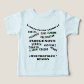 COTON—UNISEX 2-5T *NOMS DES AMÉRICAINS NATIFS (Design Recto)
