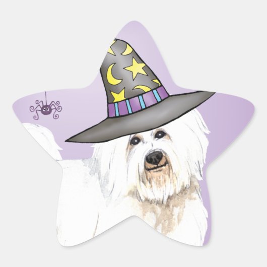 Coton Witch Ster Sticker (Voorkant)